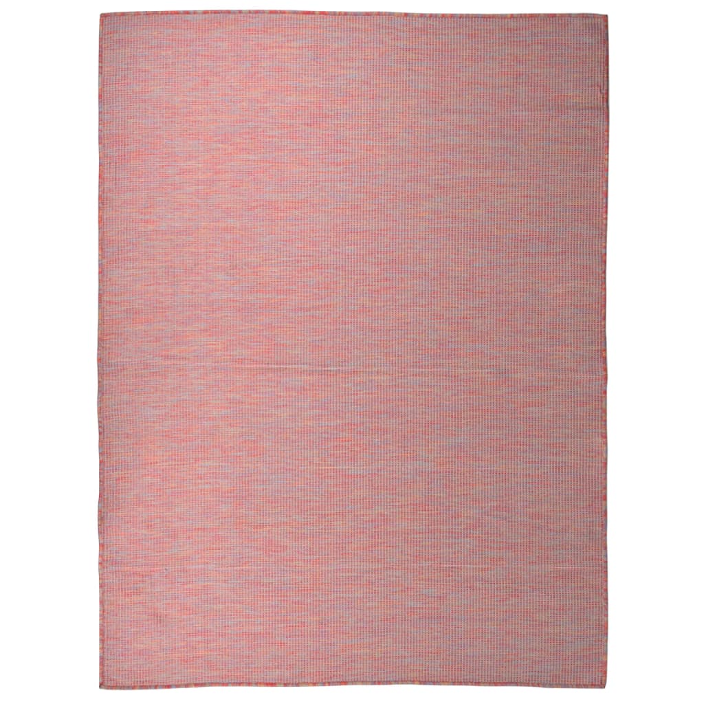 Vanjski tepih ravnog tkanja 120 x 170 cm crveni Tepisi Naručite namještaj na deko.hr