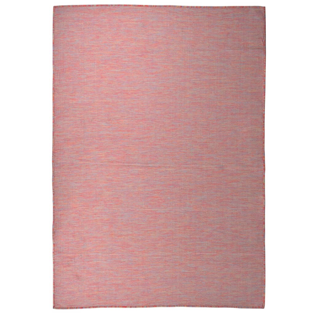 Vanjski tepih ravnog tkanja 160 x 230 cm crveni Tepisi Naručite namještaj na deko.hr