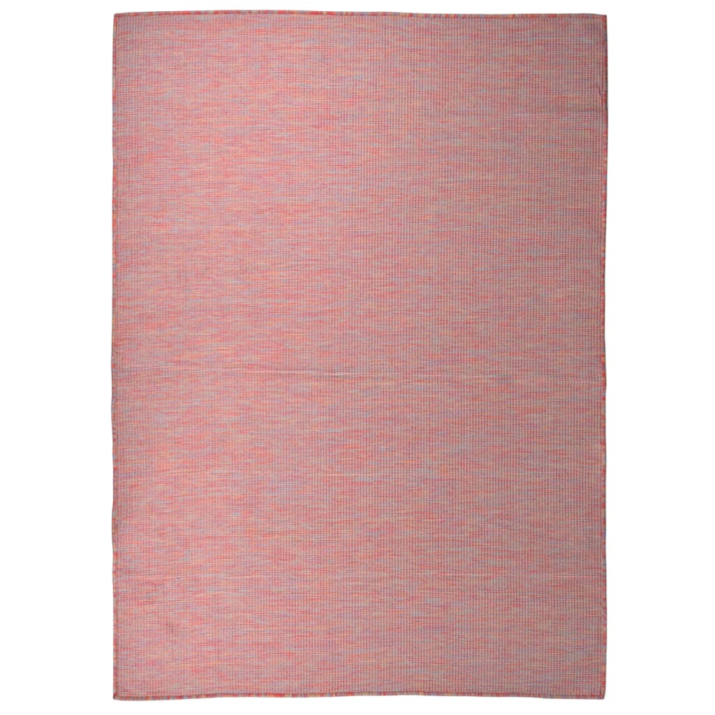 Vanjski tepih ravnog tkanja 200 x 280 cm crveni Tepisi Naručite namještaj na deko.hr