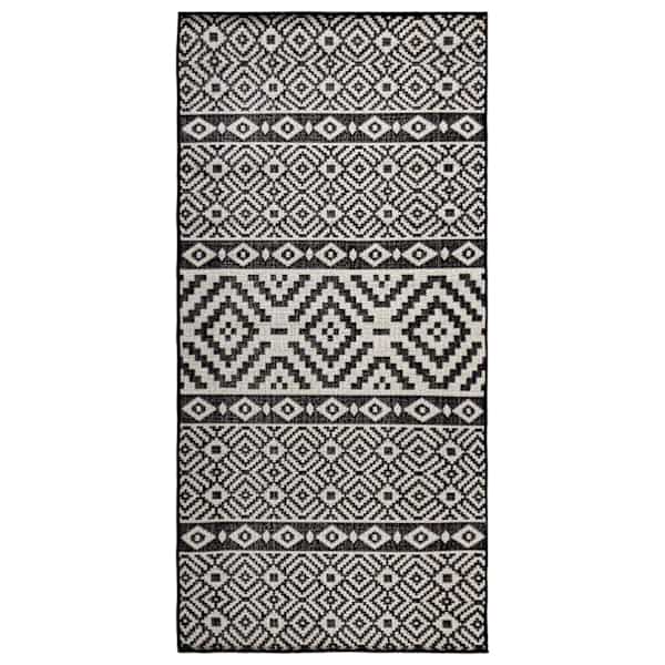 vidaXL silesidus &otilde;uevaip, 80 x 150 cm, mustad triibud