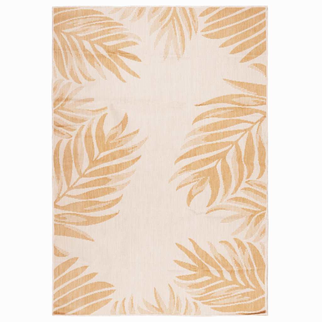 vidaXL Ulkomatto Flatweave 140x200 cm lehtikuvio
