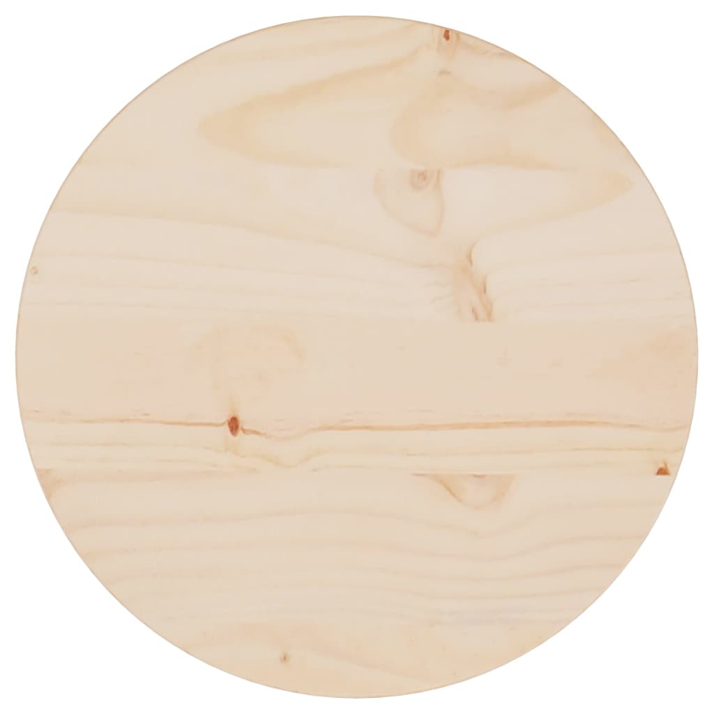 Petrashop  Stolní deska Ø 30 x 2,5 cm masivní borové dřevo