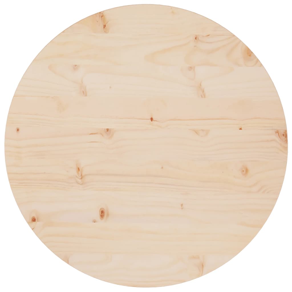Petrashop  Stolní deska Ø 60 x 2,5 cm masivní borové dřevo