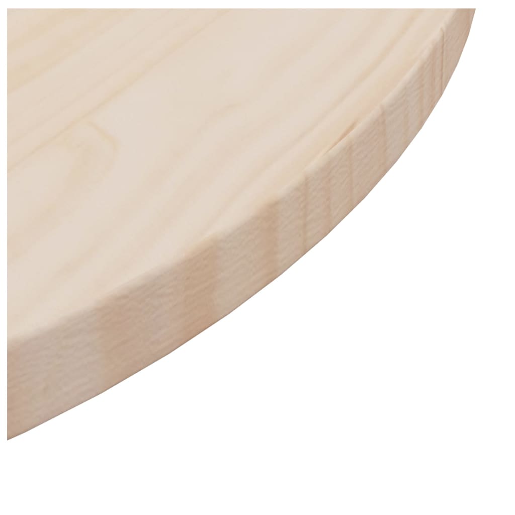 Stolní deska Ø 60 x 2,5 cm masivní borové dřevo