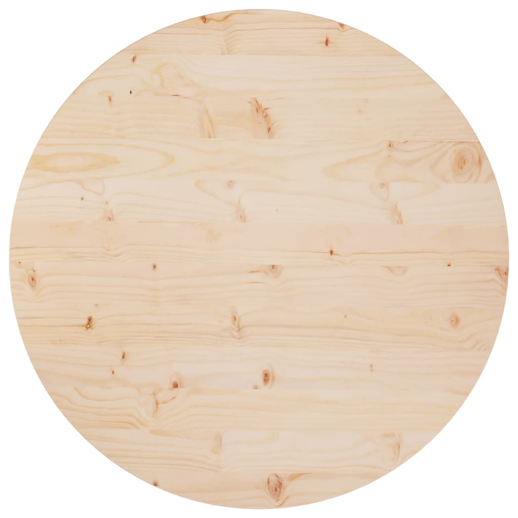 vidaXL Blat stou, 80x2,5 cm, lite drewno sosnowe