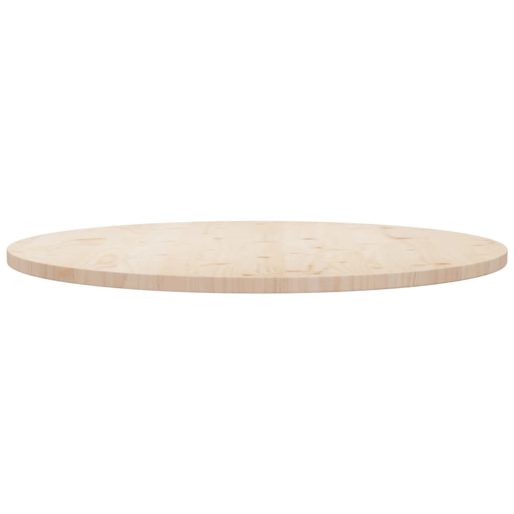 vidaXL Blat de masă, Ø90x2,5 cm, lemn masiv de pin
