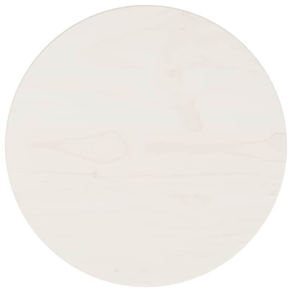 vidaXL lauaplaat, valge &Oslash;30x2,5 cm, m&auml;nnipuit