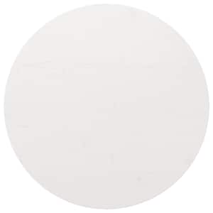 Mizna plošča bela Ø90x2,5 cm trdna borovina