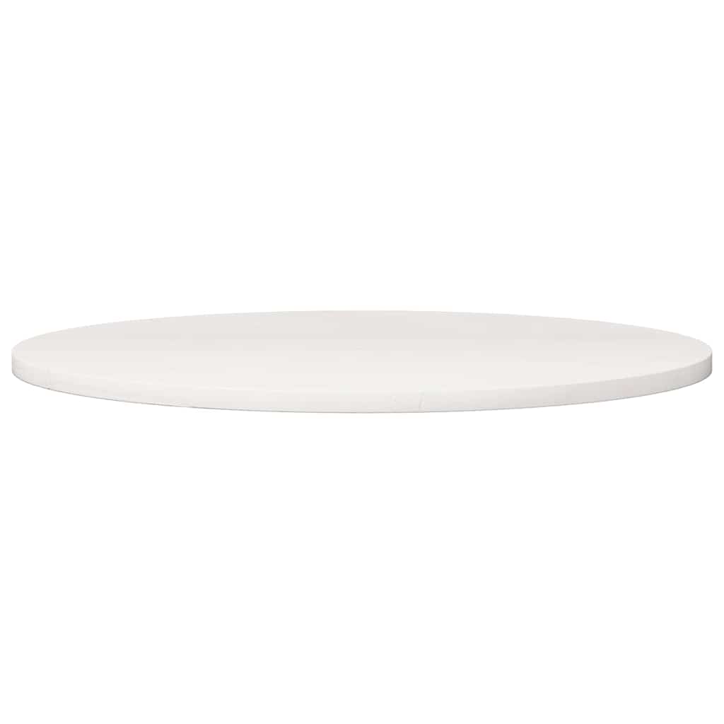 

vidaXL Tafelblad Ø90x2,5 cm massief grenenhout wit