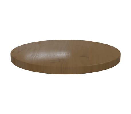 vidaXL Table Top Brown Ø40x2.5 cm Solid Wood Pine