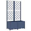 vidaXL aia lillepott v&otilde;rega, sinine-hall, 80 x 40 x 136 cm, PP