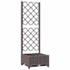 vidaXL Aed Pruun 40 x 40 x 121,5 cm
