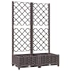 vidaXL Aed Pruun 80 x 40 x 121,5 cm