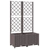 vidaXL Aed Pruun 80 x 40 x 136 cm