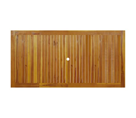 Table De Jardin Pliante VidaXL 100x55x75 Cm - Bois Acacia Massif, Marron - 4