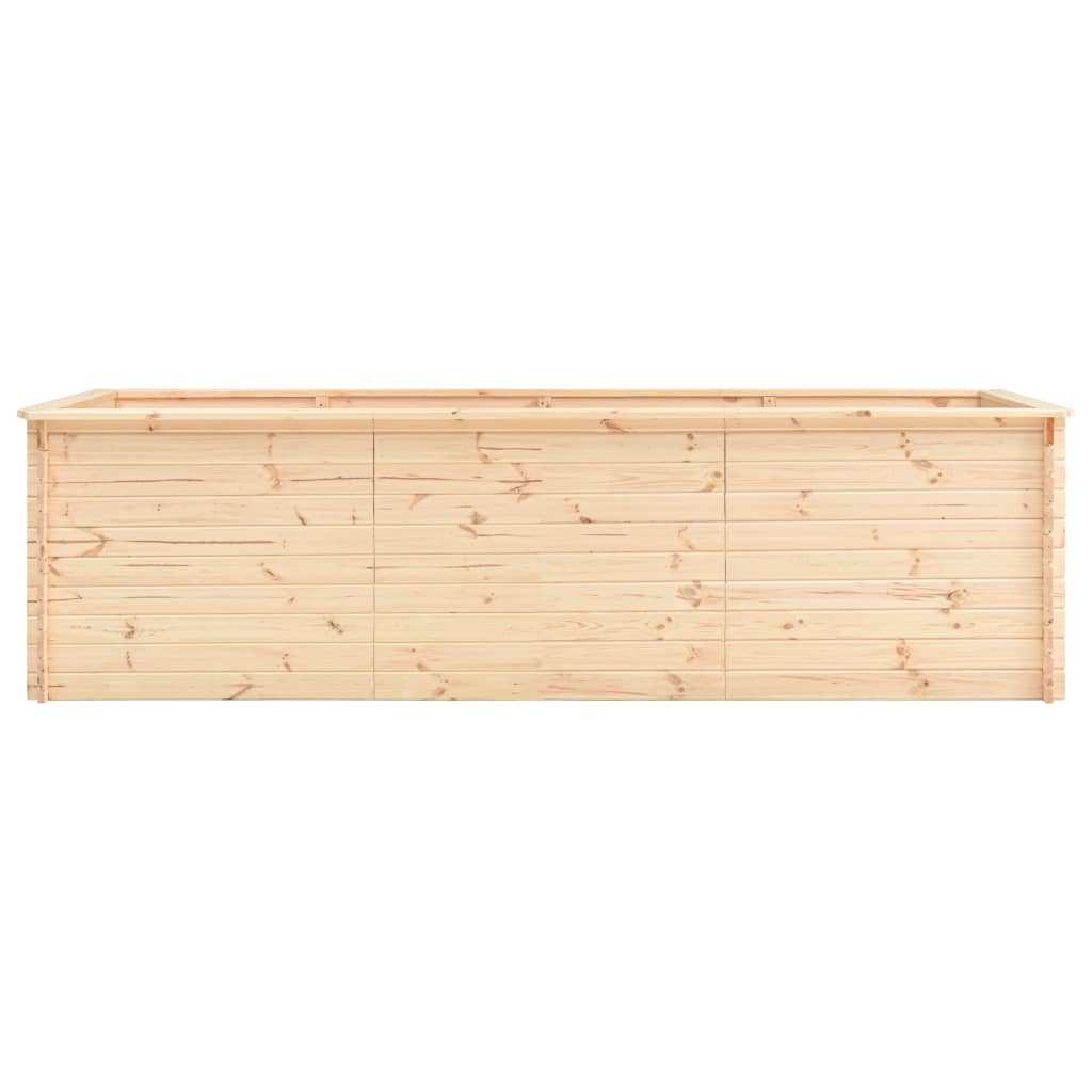 

vidaXL Plantenbak verhoogd 19 mm 300x100x80,5 cm massief grenenhout