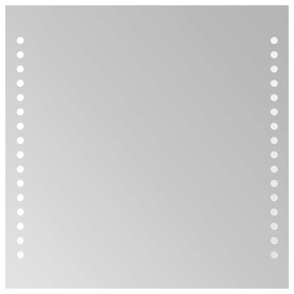 vidaXL Koupelnové zrcadlo s LED osvětlením 30x30 cm