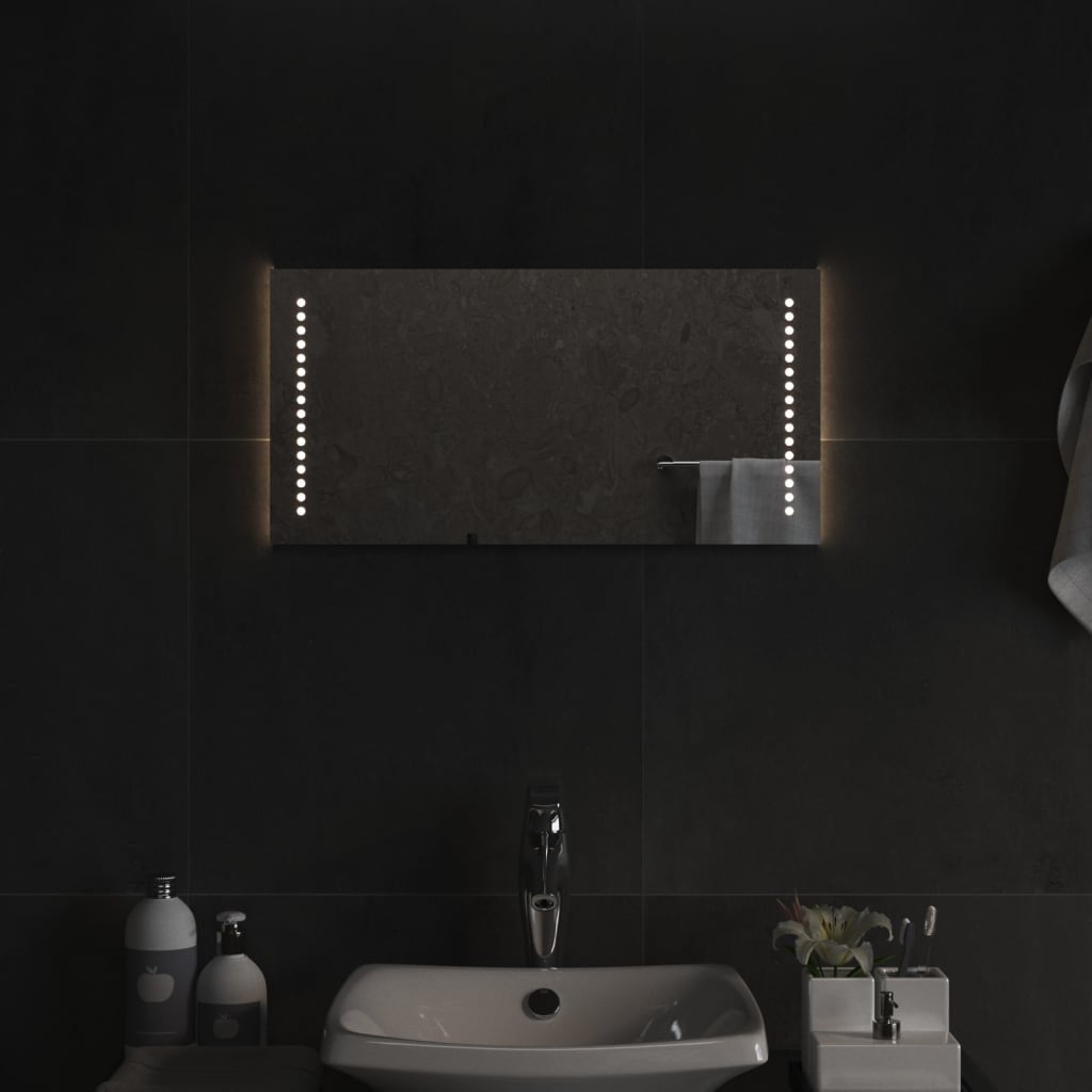 Petrashop  Koupelnové zrcadlo s LED osvětlením 60x30 cm