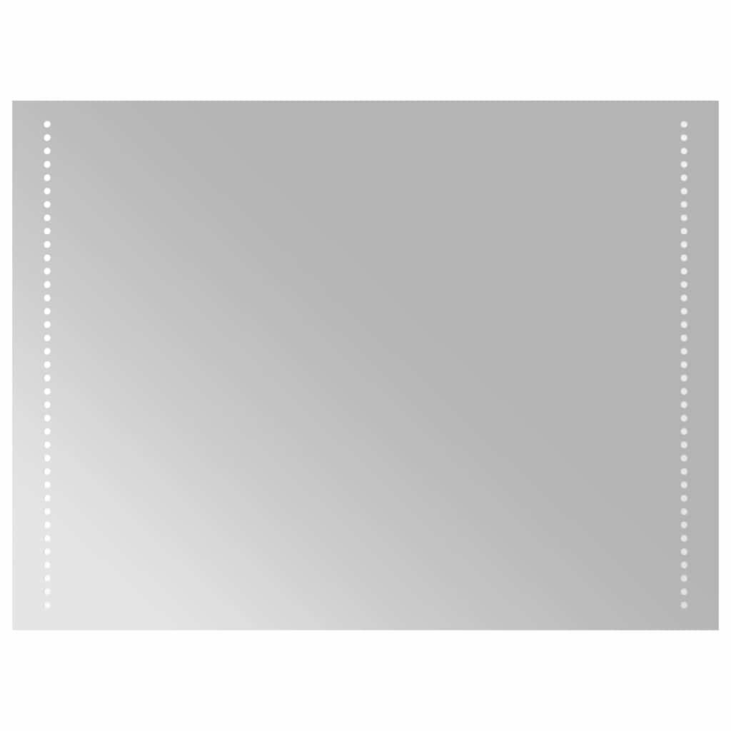 vidaXL Koupelnové zrcadlo s LED osvětlením 80x60 cm
