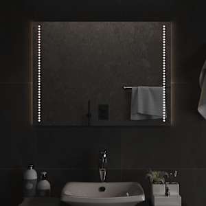 Koupelnové zrcadlo s LED osvětlením 80x60 cm