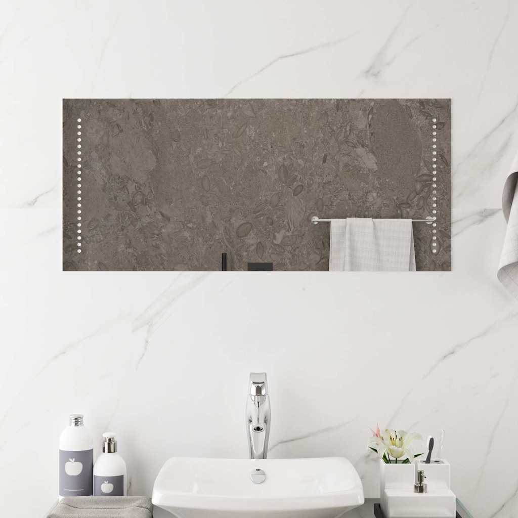 vidaXL Badkamerspiegel LED 90x40 cm
