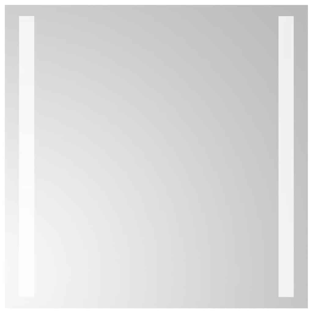 vidaXL Koupelnové zrcadlo s LED osvětlením 40x40 cm
