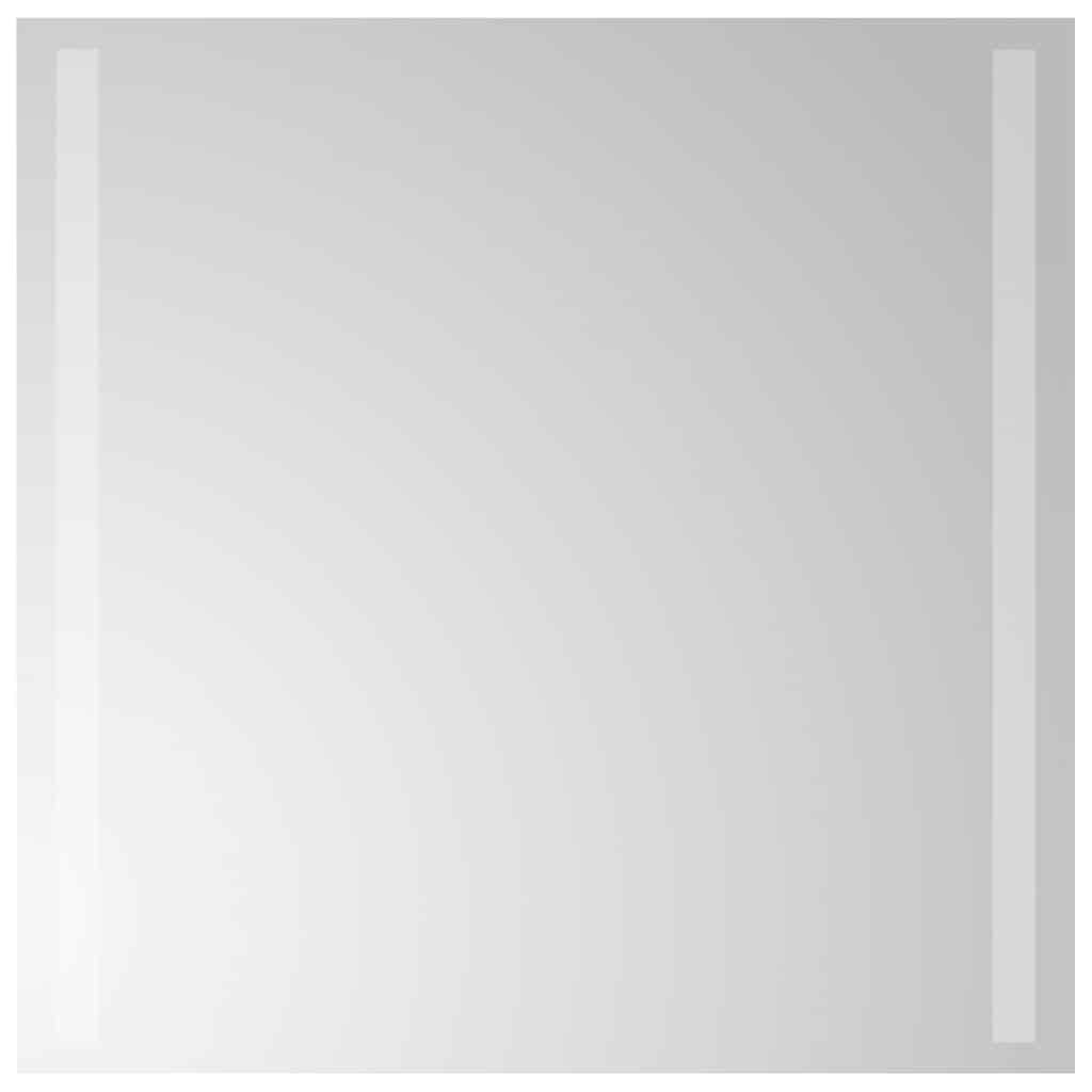 vidaXL Koupelnové zrcadlo s LED osvětlením 50x50 cm