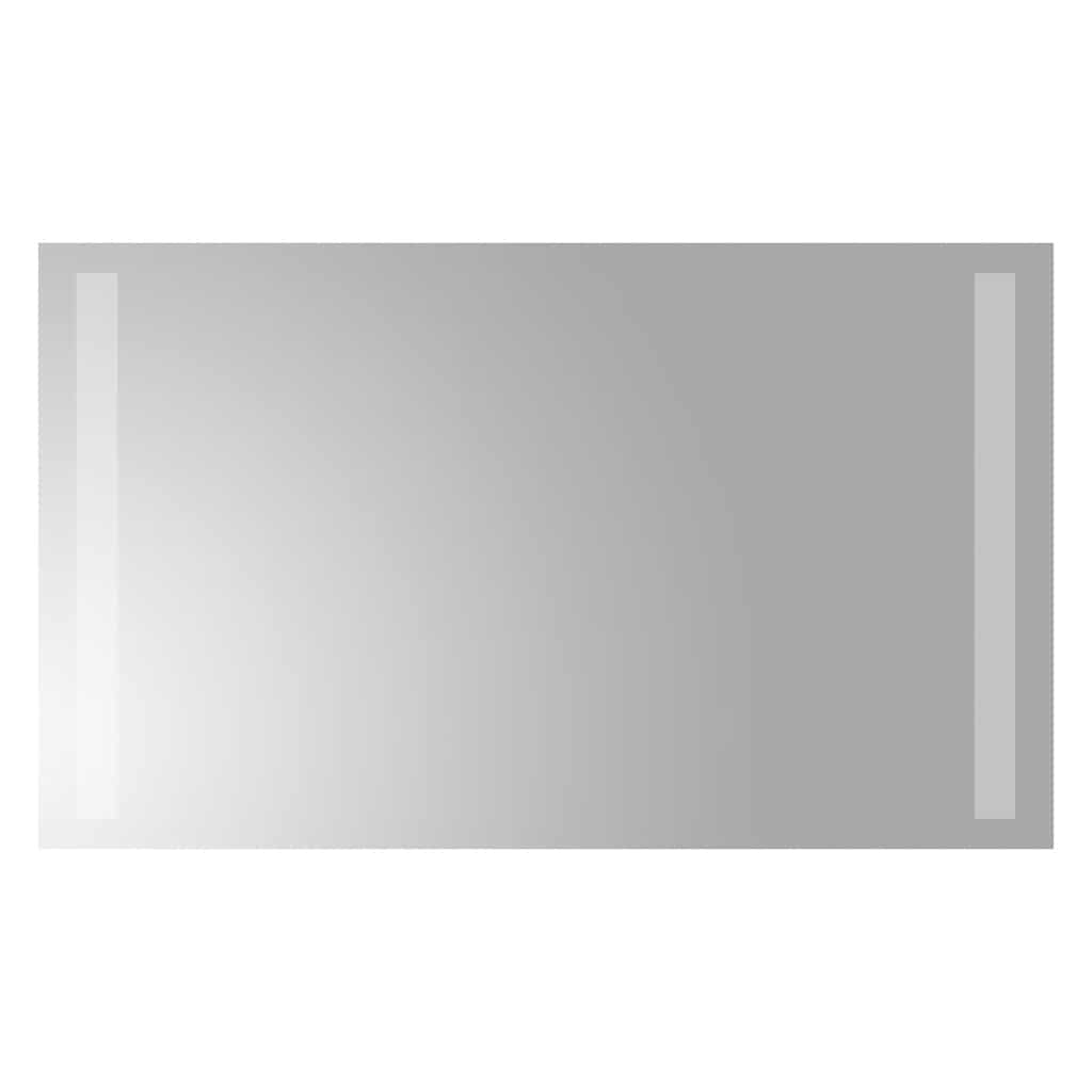 vidaXL LED kĂşpeÄľĹ ovĂ© zrkadlo 50x30 cm