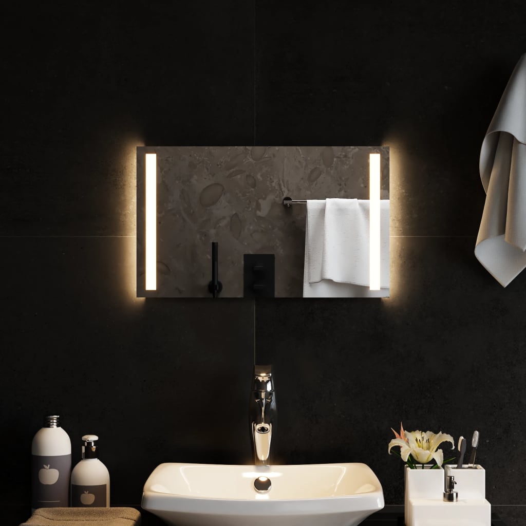 LED-Badspiegel 50×30 cm