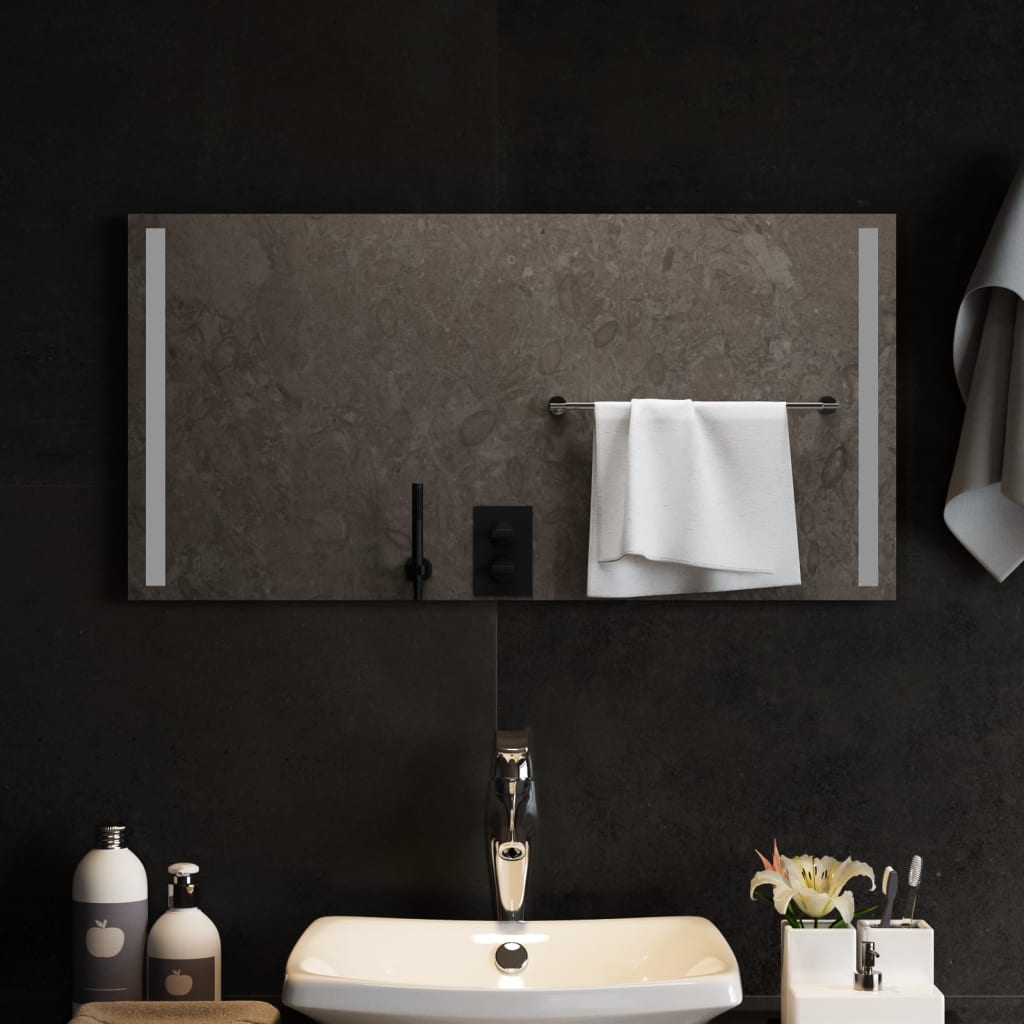 vidaXL Koupelnové zrcadlo s LED osvětlením 80 x 40 cm