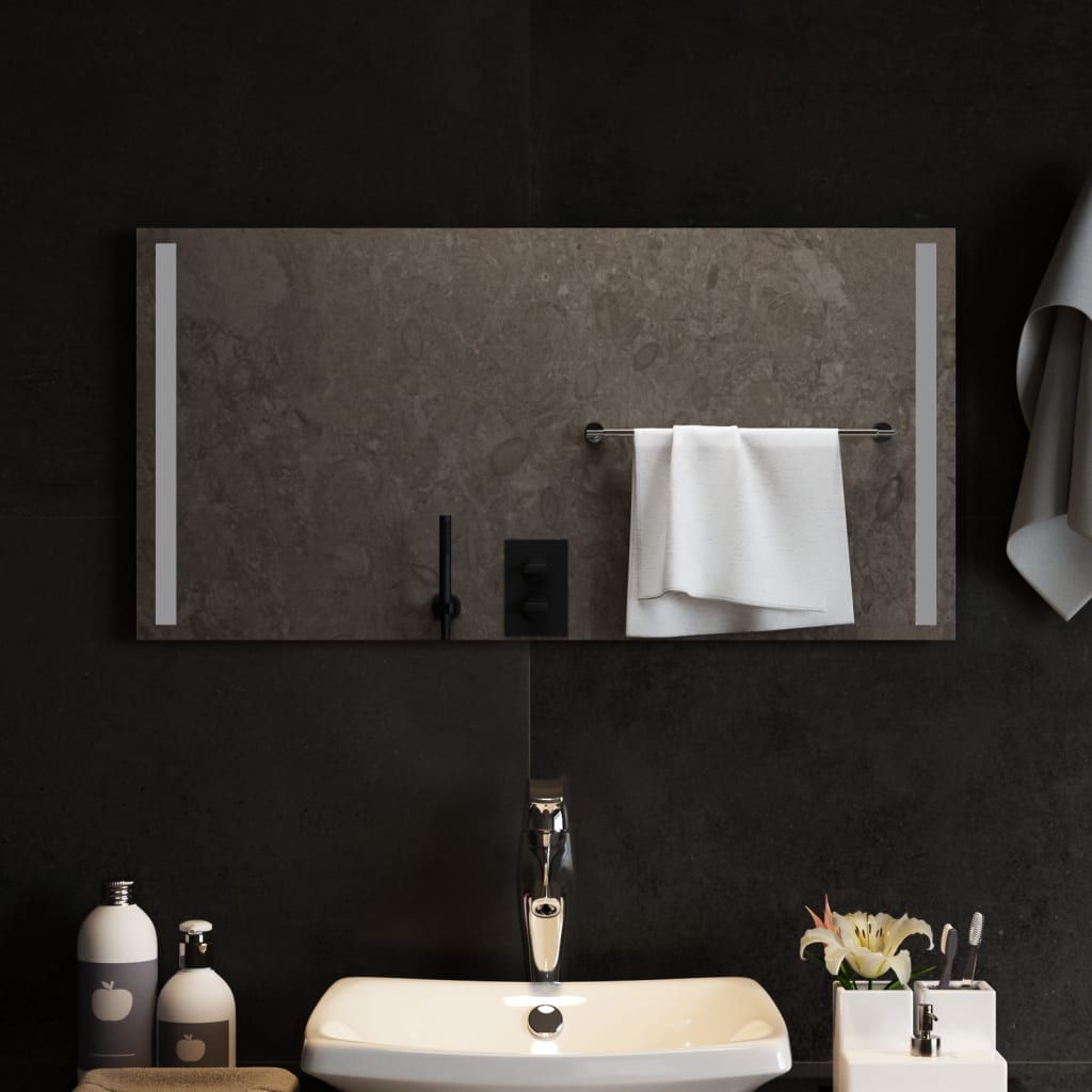 vidaXL LED Bathroom Mirror 80x40 cm