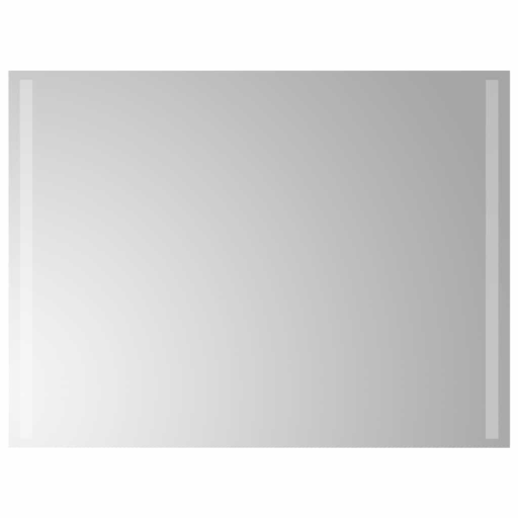 vidaXL Koupelnové zrcadlo s LED osvětlením 80 x 60 cm