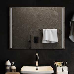 Koupelnové zrcadlo s LED osvětlením 80 x 60 cm - obrázek 3