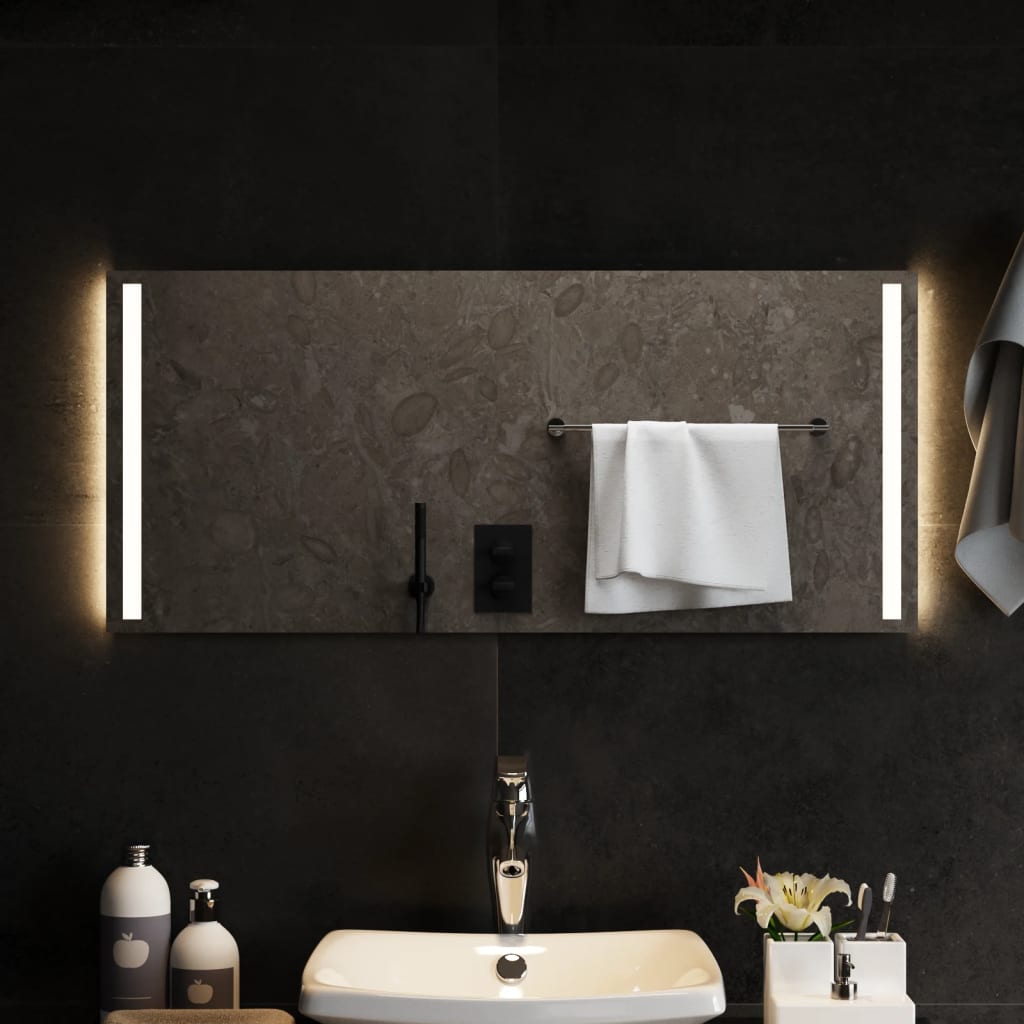 Vonios kambario LED veidrodis, 90x40cm | Stepinfit.lt