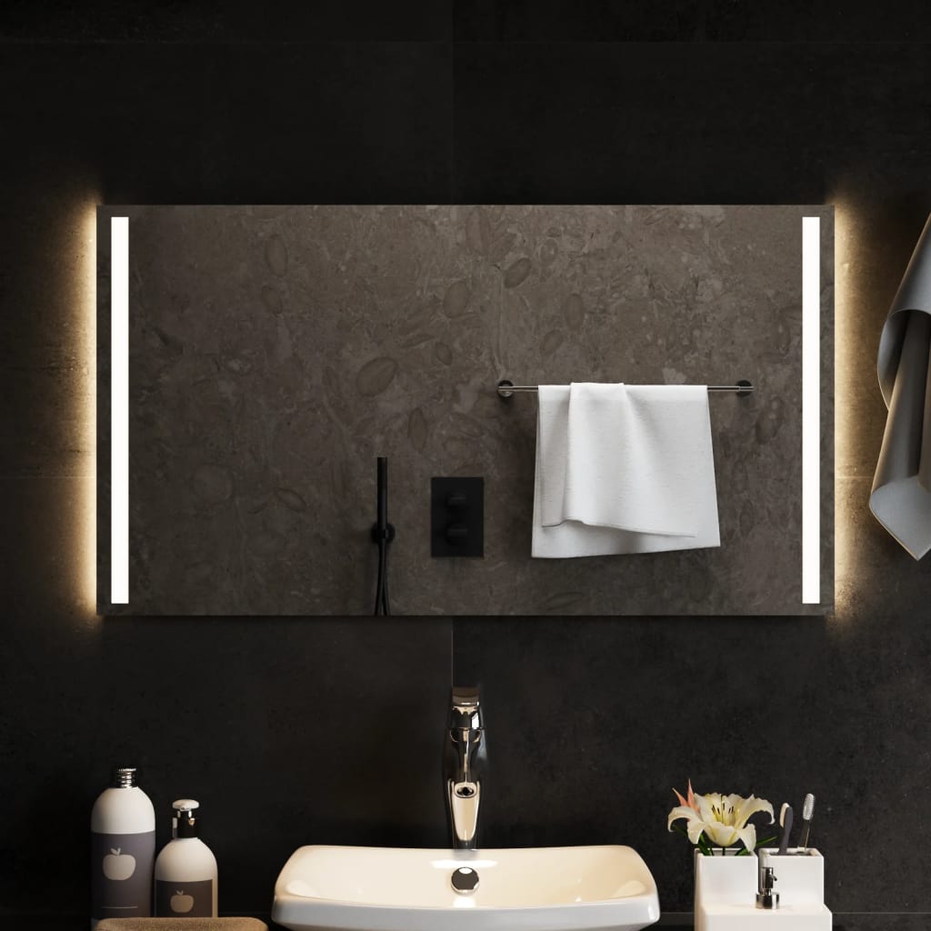 Vonios kambario LED veidrodis, 90x50cm | Stepinfit.lt