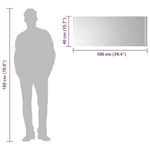 Koupelnové zrcadlo s LED osvětlením 100x40 cm - obrázek 6