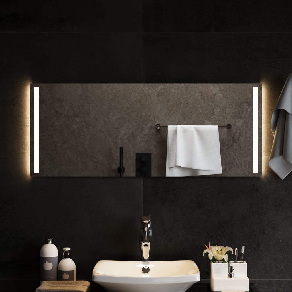 Vonios kambario LED veidrodis, 100x40cm | Stepinfit.lt