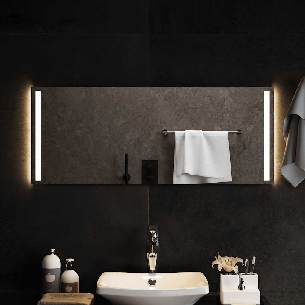 vidaXL LED-Badspiegel 100x40 cm