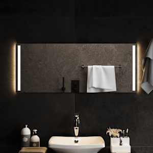 Koupelnové zrcadlo s LED osvětlením 100x40 cm - obrázek 1