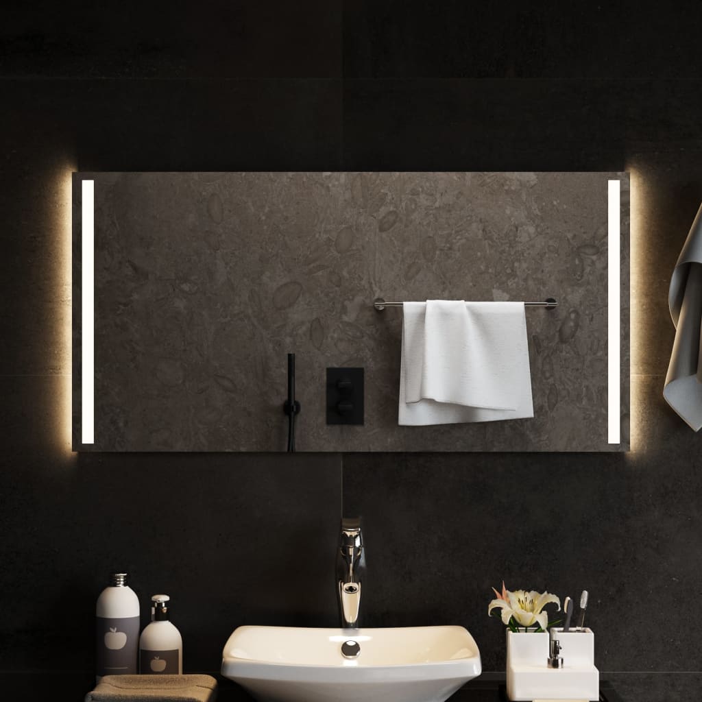 LED-Badspiegel 100×50 cm