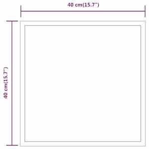 Koupelnové zrcadlo s LED osvětlením 40x40 cm - obrázek 5