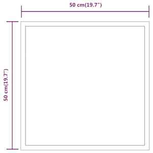 Koupelnové zrcadlo s LED osvětlením 50x50 cm - obrázek 5