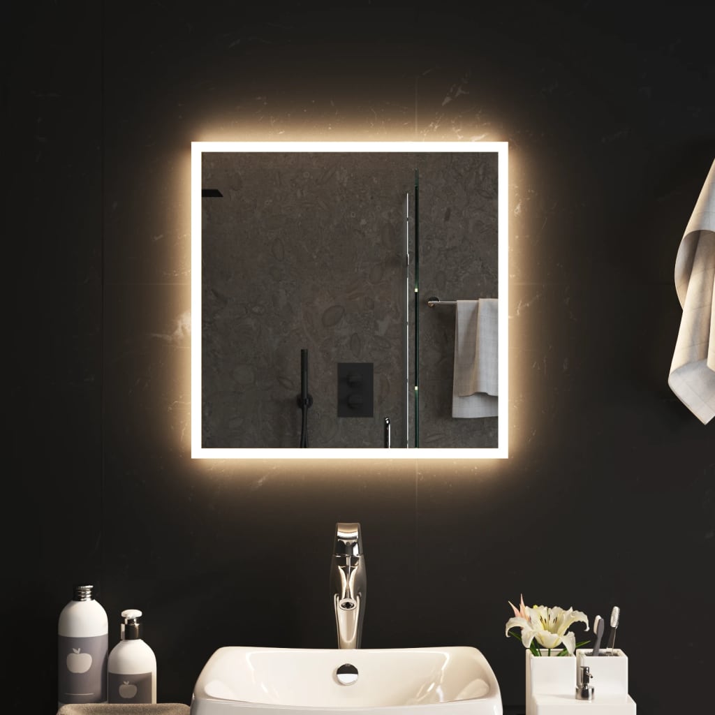 LED-Badspiegel 50x50 cm-1