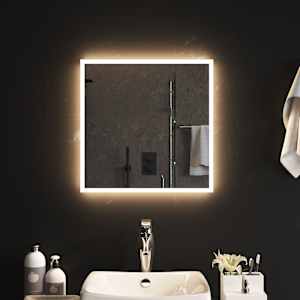 Koupelnové zrcadlo s LED osvětlením 50x50 cm - obrázek 1