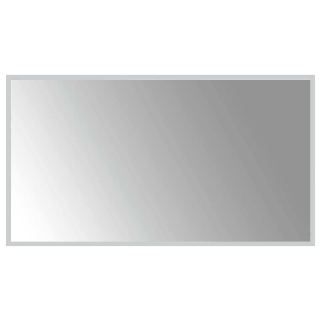 vidaXL LED kúpeľňové zrkadlo 90x50 cm