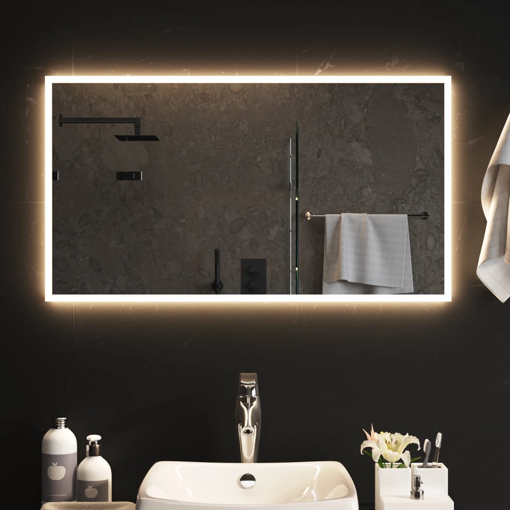 LED-Badspiegel 90x50 cm-1