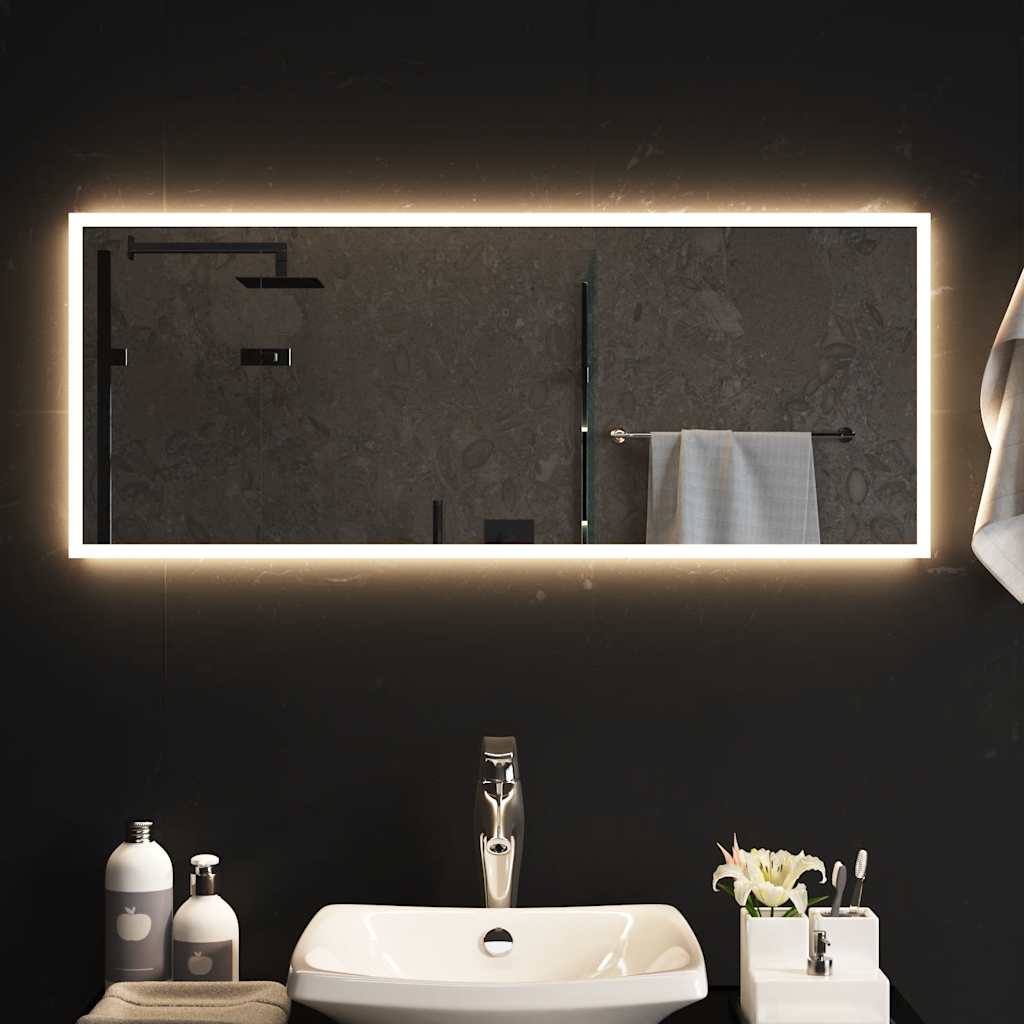 vidaXL LED-Badspiegel 100x40 cm