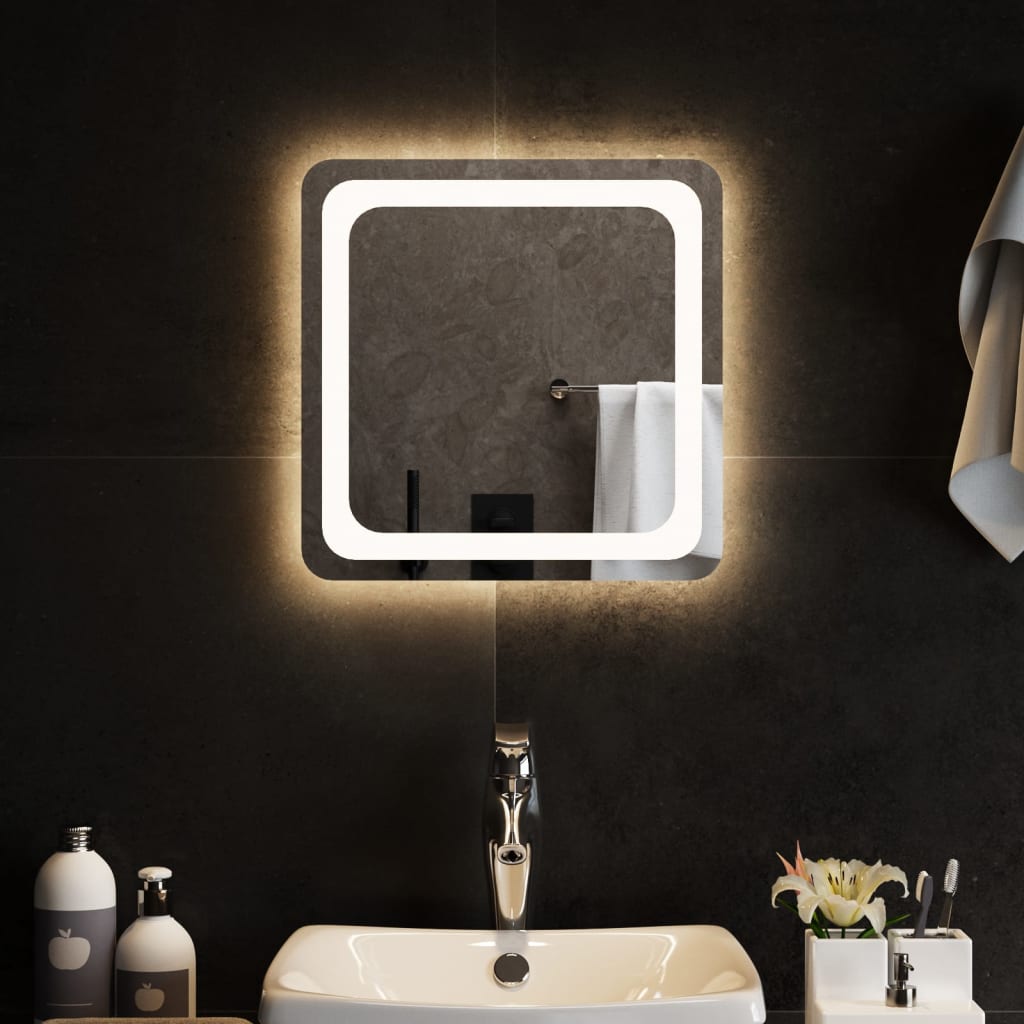Vonios kambario LED veidrodis, 40x40cm | Stepinfit.lt