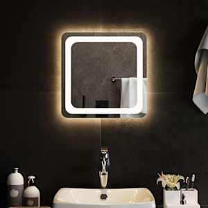 Koupelnové zrcadlo s LED osvětlením 40x40 cm - obrázek 1