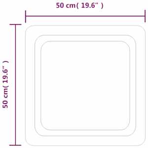 Koupelnové zrcadlo s LED osvětlením 50x50 cm - obrázek 5